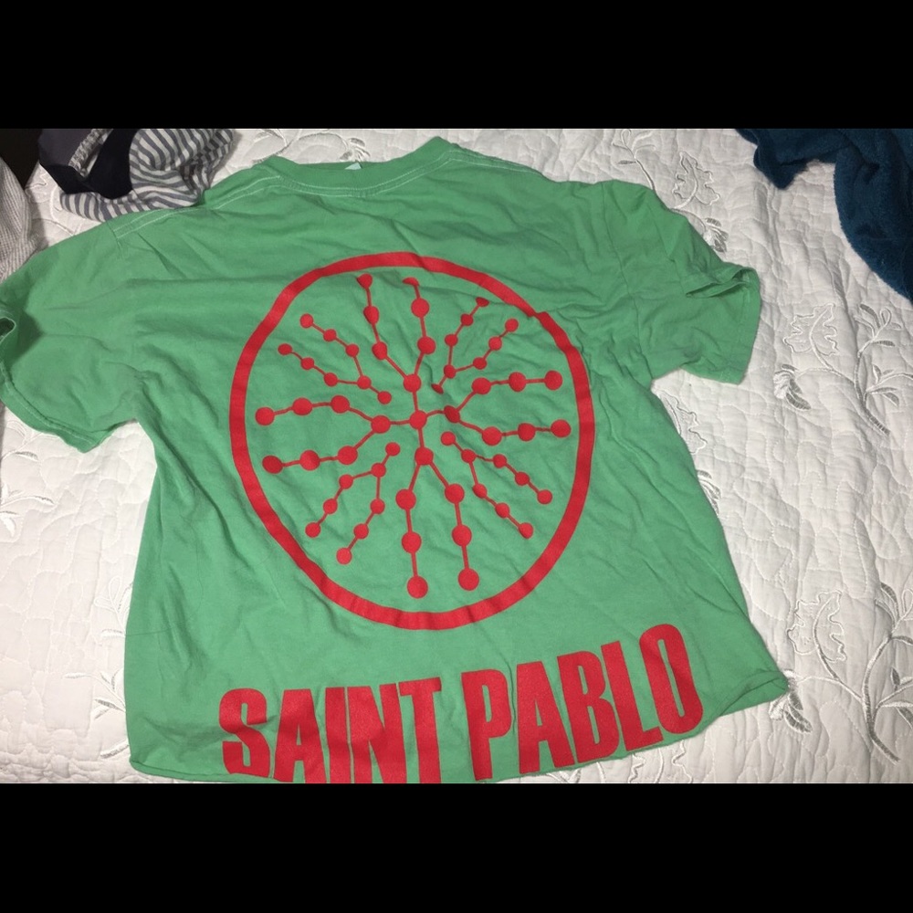 Lime Green AUTHENTIC Saint Pablo Shirt